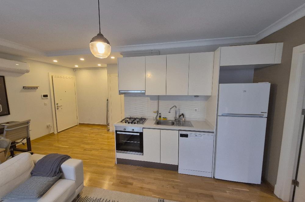 Suadiye'de Eşyalı, Bahçe Katı 1+1 Daire - Doğapark Residence