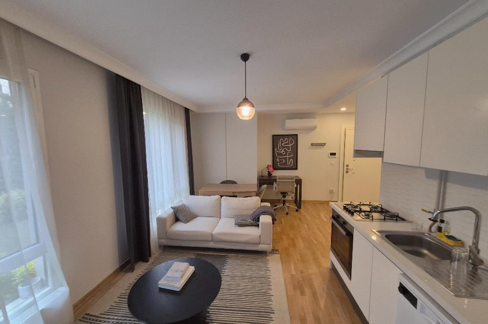 Suadiye'de Eşyalı, Bahçe Katı 1+1 Daire - Doğapark Residence