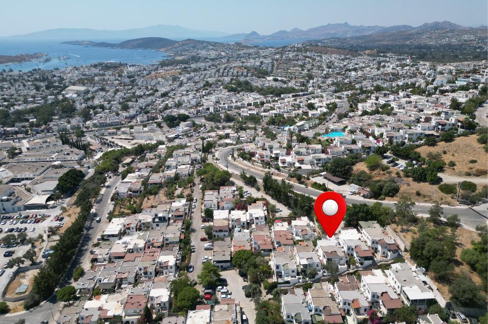 Bodrum Konacık Oasis AVM Arkası Eşyalı, Bahçeli Manzaralı 2+1 Dubleks