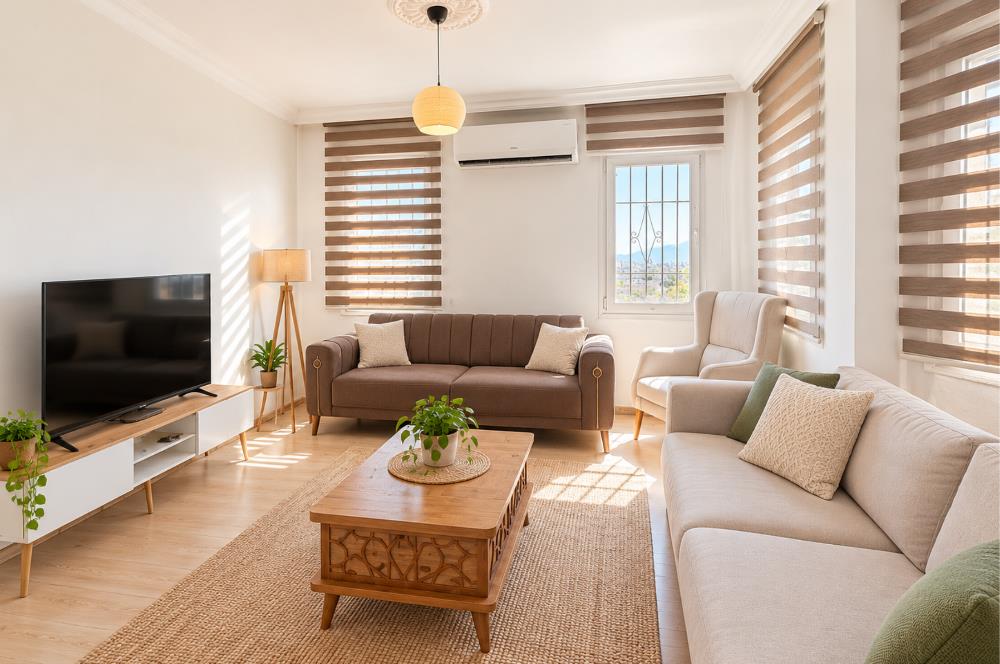Bodrum Konacık Oasis AVM Arkası Eşyalı, Bahçeli Manzaralı 2+1 Dubleks