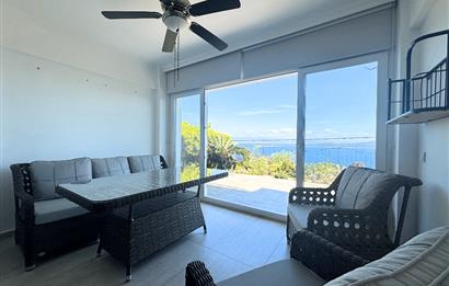Bodrum Gündoğan Panoramik Deniz Manzaralı Satılık Bahçe Dubleksi