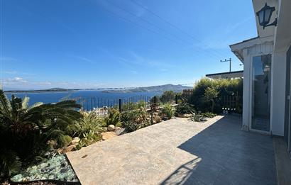 Bodrum Gündoğan Panoramik Deniz Manzaralı Satılık Bahçe Dubleksi