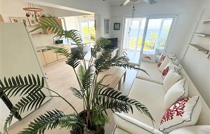 Bodrum Gündoğan Panoramik Deniz Manzaralı Satılık Bahçe Dubleksi