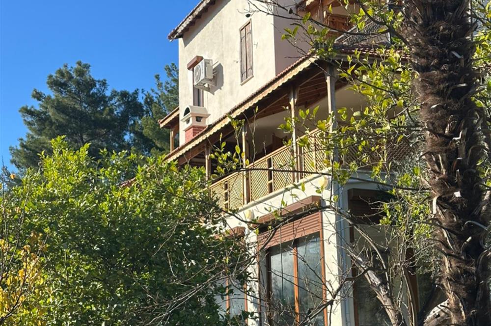 FIRSAT GÜRÇAMLAR'DA FULL DENİZ MANZARALI VİLLA + BAHÇE KATI 2+1 DAİRE