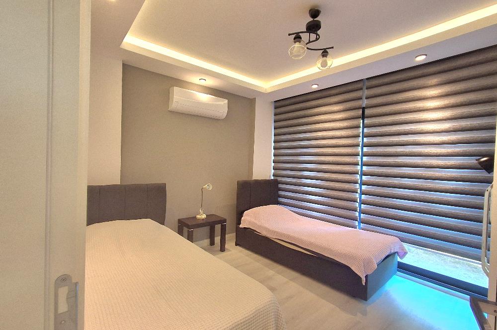 Bodrum Yalıkavak Gokcebel kiralık esyalı 2+1 bahçe katı daire