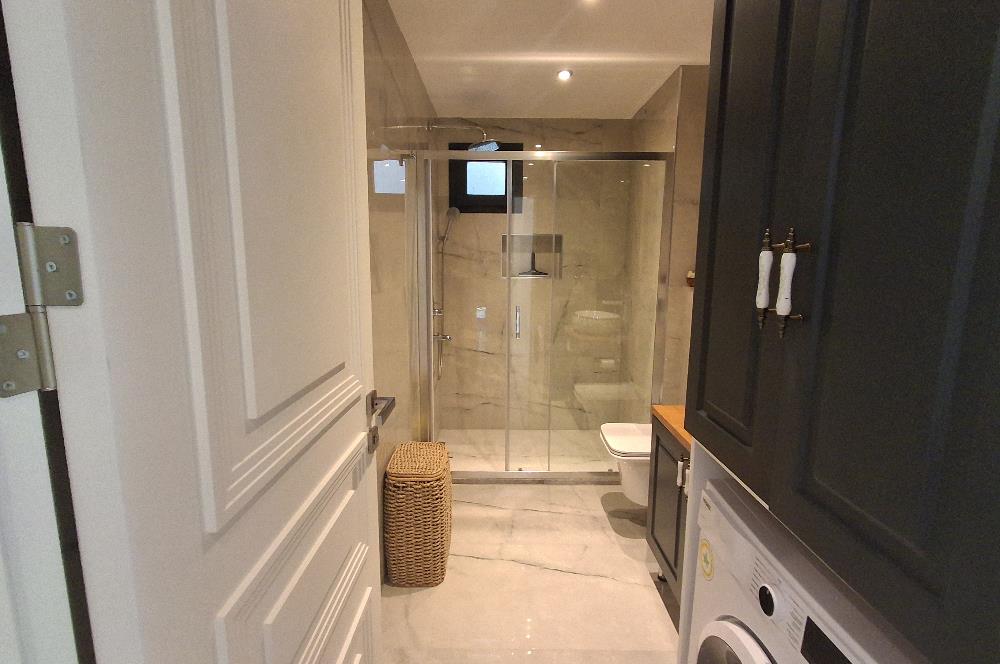 Bodrum Yalıkavak Gokcebel kiralık esyalı 2+1 bahçe katı daire