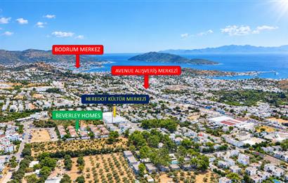 Bodrum Konacık Beverly Homes’ta 130 m² Satılık Bahçe Katı 3+1 Daire