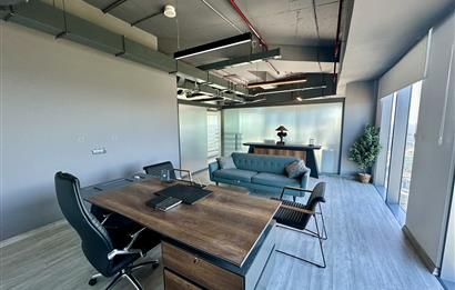 Skyland Kiralık ofis KDVli 225 m² Mobilyalı Teraslı Ofis