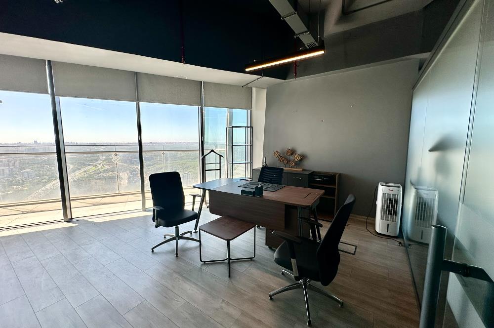 Skyland Kiralık ofis KDVli 225 m² Mobilyalı Teraslı Ofis