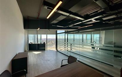 Skyland Kiralık ofis KDVli 225 m² Mobilyalı Teraslı Ofis