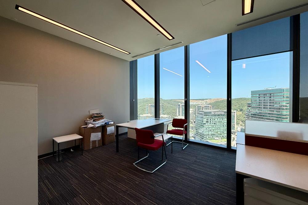 Vadistanbul Kiralık Ofis 600m2 Dekorasyonlu Ofis
