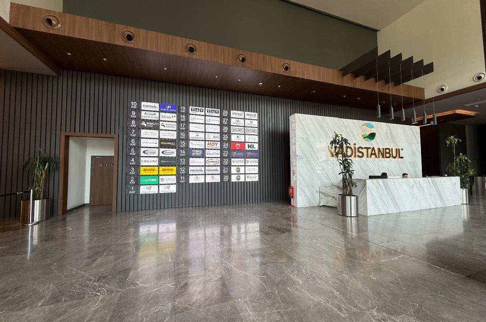 Vadistanbul Kiralık Ofis 600m2 Dekorasyonlu Ofis