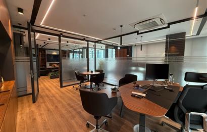 PortaVadi Kiralık Ofis 134m2 Dekorasyonlu Vadistanbul