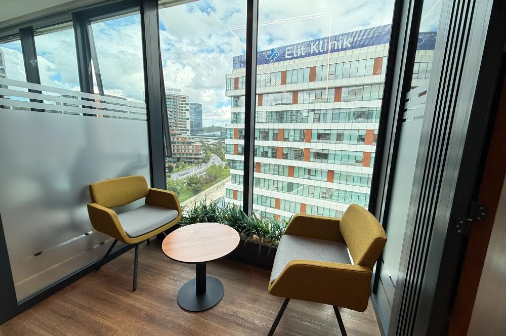 PortaVadi Kiralık Ofis 134m2 Dekorasyonlu Vadistanbul