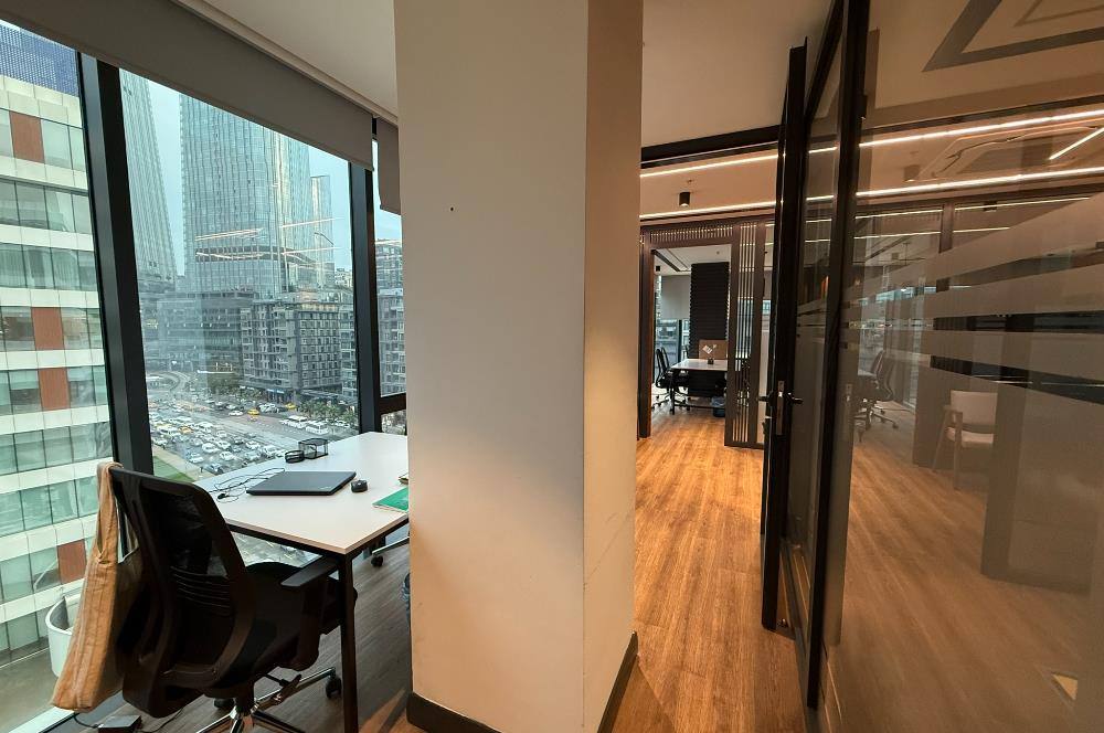PortaVadi Kiralık Ofis 134m2 Dekorasyonlu Vadistanbul