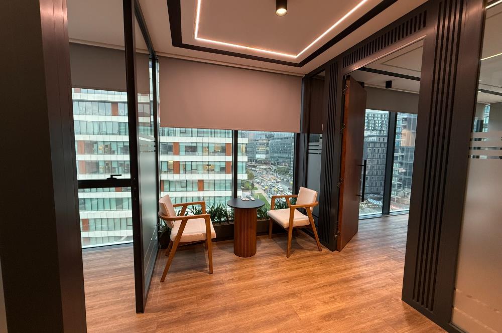 PortaVadi Kiralık Ofis 134m2 Dekorasyonlu Vadistanbul