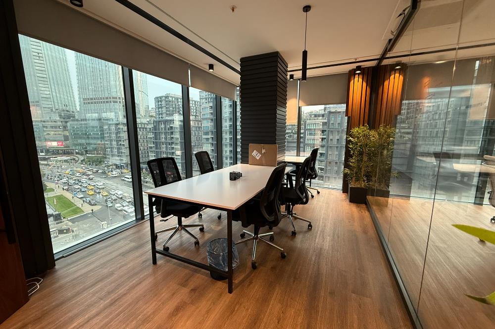 PortaVadi Kiralık Ofis 134m2 Dekorasyonlu Vadistanbul