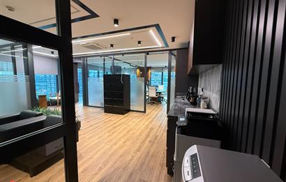 PortaVadi Kiralık Ofis 134m2 Dekorasyonlu Vadistanbul
