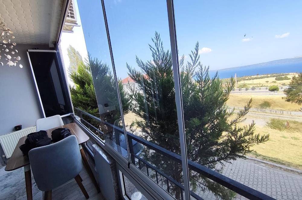 ÇANAKKALE İNTEPE ERENKÖYDE DENİZ MANZARALI SATILIK 3+1 DAİRE