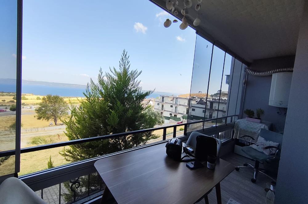 ÇANAKKALE İNTEPE ERENKÖYDE DENİZ MANZARALI SATILIK 3+1 DAİRE