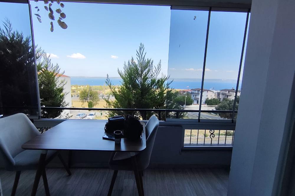 ÇANAKKALE İNTEPE ERENKÖYDE DENİZ MANZARALI SATILIK 3+1 DAİRE