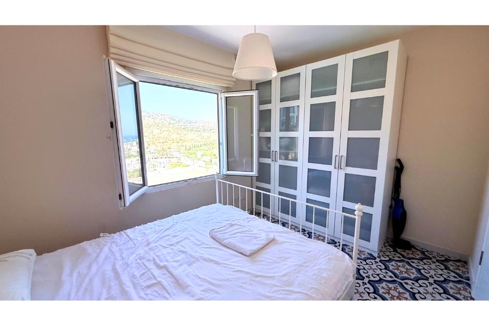 BODRUM GÜNDOĞAN BLUE BAY'DE KESİNTİSİZ DENİZ MANZARALI 2+1