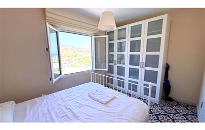 BODRUM GÜNDOĞAN BLUE BAY'DE KESİNTİSİZ DENİZ MANZARALI 2+1