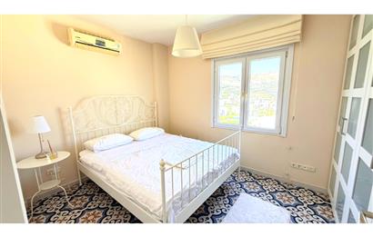 BODRUM GÜNDOĞAN BLUE BAY'DE KESİNTİSİZ DENİZ MANZARALI 2+1