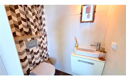 BODRUM GÜNDOĞAN BLUE BAY'DE KESİNTİSİZ DENİZ MANZARALI 2+1