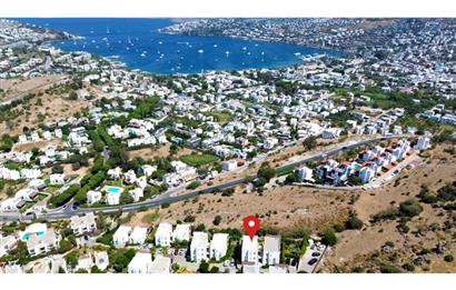 BODRUM GÜNDOĞAN BLUE BAY'DE KESİNTİSİZ DENİZ MANZARALI 2+1