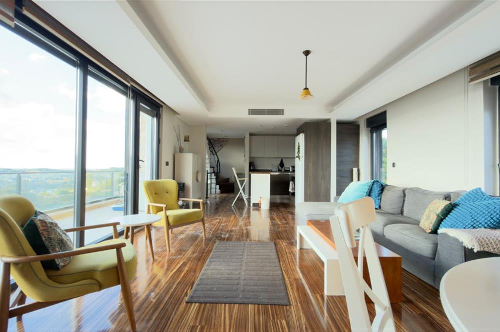 Villa Gio Sitesi'nde Deniz ve Doğa Manzaralı Eşyalı&Eşyasız KRLK