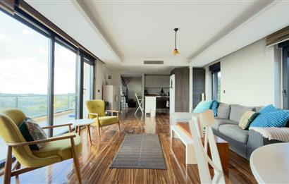 Villa Gio Sitesi'nde Deniz ve Doğa Manzaralı Eşyalı&Eşyasız KRLK