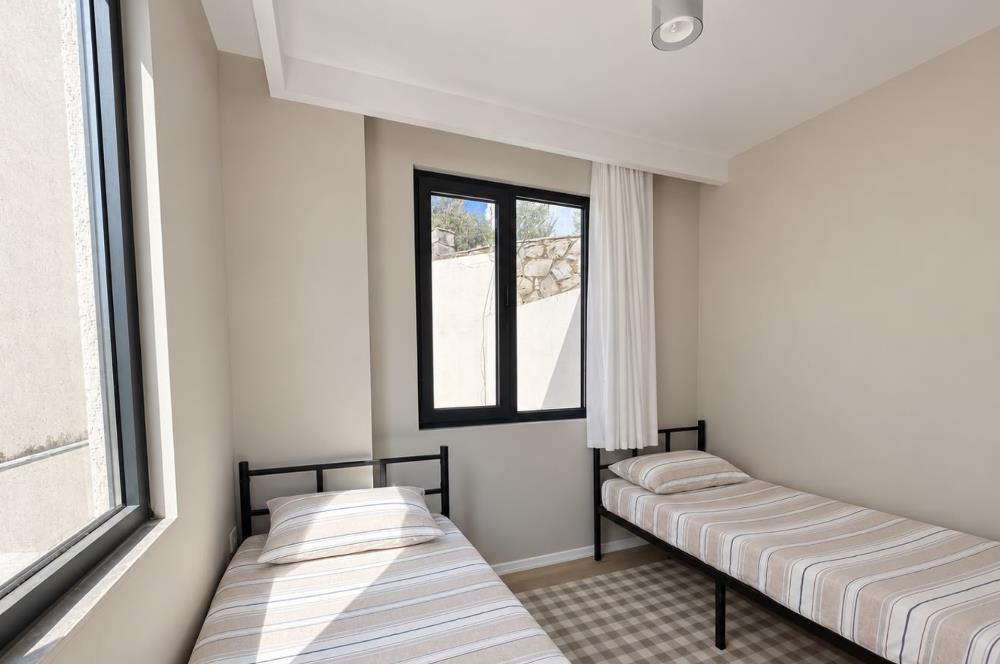 Bodrum Dereköy Bahçeli Yeni Kiralık 3+1 Eşyalı Dubleks
