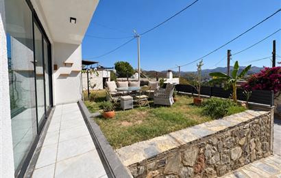 Bodrum Dereköy Bahçeli Yeni Kiralık 3+1 Eşyalı Dubleks