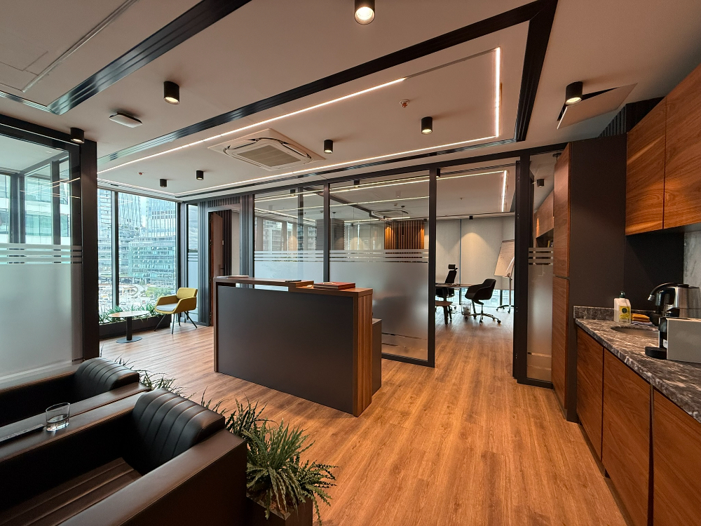 PortaVadi Kiralık Ofis 134m2 Dekorasyonlu Vadistanbul