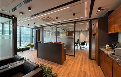 PortaVadi Kiralık Ofis 134m2 Dekorasyonlu Vadistanbul