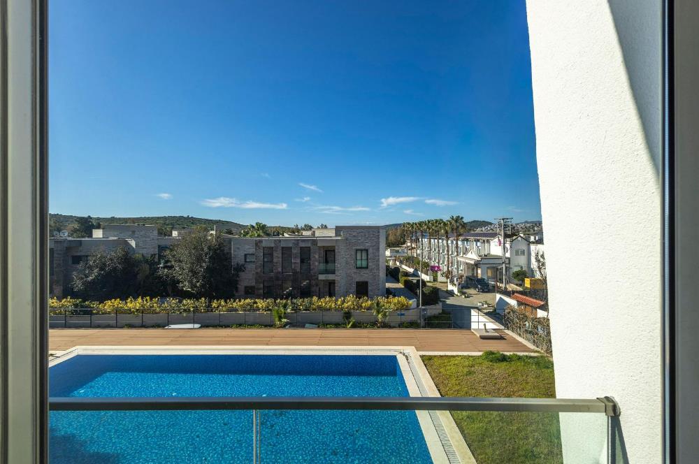 Bodrum Eskiçeşme'de 3 Oda 1 Salon Geniş Plan Havuzlu Villa
