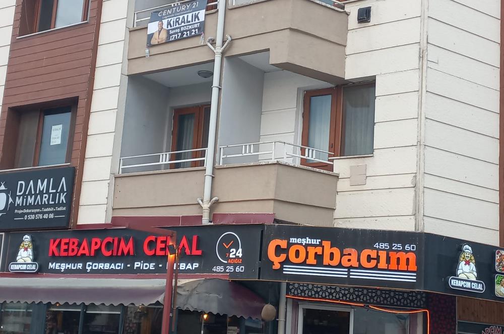 KONYA CADDESİ ÜZERİNDE ÖNÜ AÇIK KİRALIK OFİS