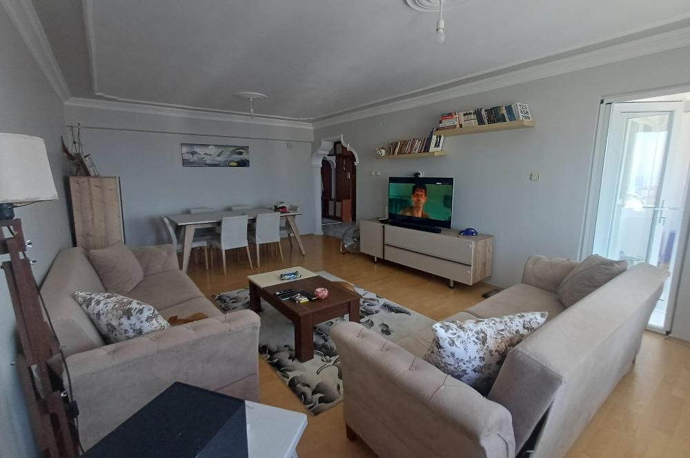 C21 Cius; Cumhuriyet'te Deniz Manzaralı Eşyalı 3+1 Kiralık