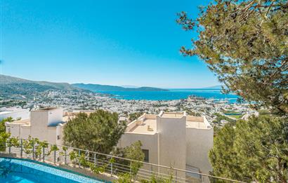 BODRUM YOKUŞBAŞI SATILIK 4+1 HAVUZLU KALE MANZARALI MÜSTAKİL EV