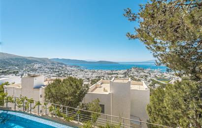 BODRUM YOKUŞBAŞI SATILIK 4+1 HAVUZLU KALE MANZARALI MÜSTAKİL EV