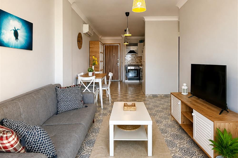 Datça Arbetta Sitesinde Panoramik Deniz Manzaralı 2+1 Daire