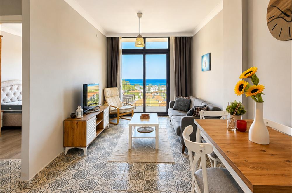 Datça Arbetta Sitesinde Panoramik Deniz Manzaralı 2+1 Daire