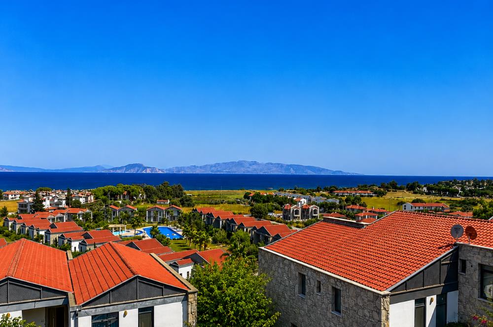 Datça Arbetta Sitesinde Panoramik Deniz Manzaralı 2+1 Daire