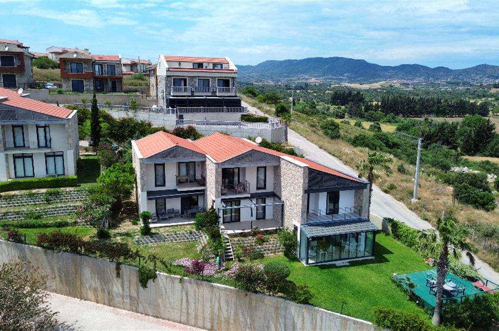 Datça Site İçerisinde Deniz Manzaralı Kiralık Eşyalı 2+1 Daire