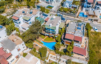 BODRUM YOKUŞBAŞI SATILIK 4+1 HAVUZLU KALE MANZARALI MÜSTAKİL EV