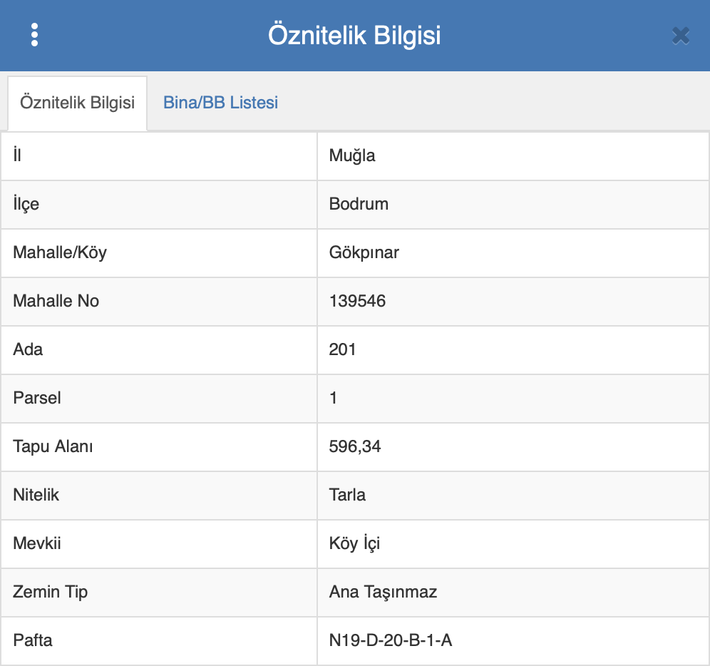 BODRUM GÖKPINAR'DA KÖY İÇİNDE 596 M² YATIRIMLIK TARLA