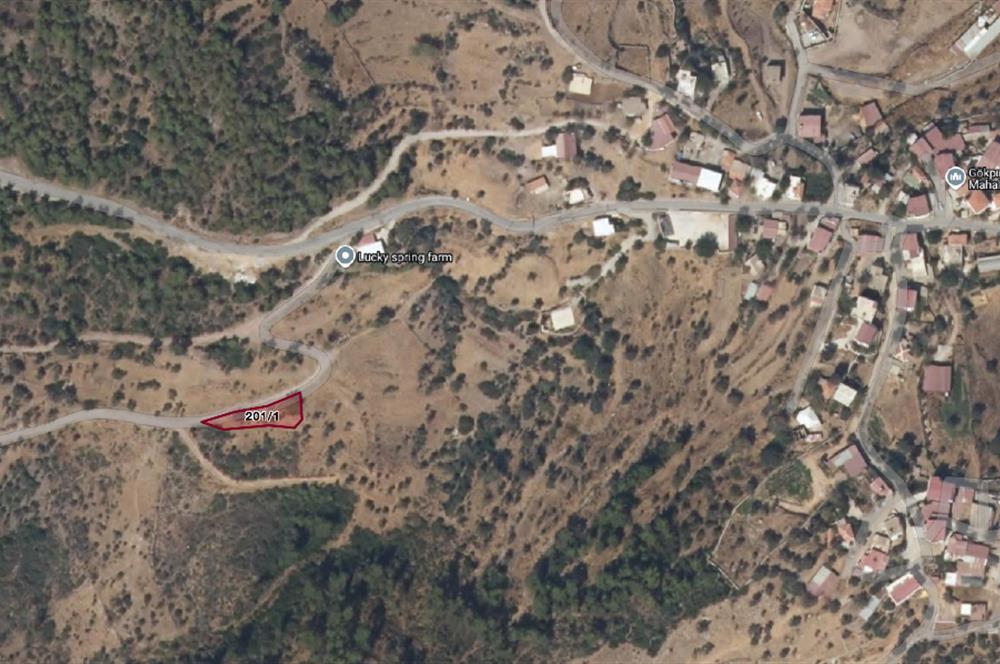 BODRUM GÖKPINAR'DA KÖY İÇİNDE 596 M² YATIRIMLIK TARLA
