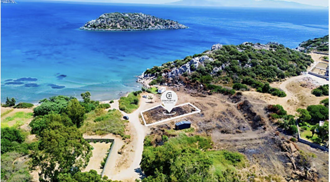 Datça Sarıliman Plajı | 570 m2 Satılık Nadir Arsa | Denize 30 m