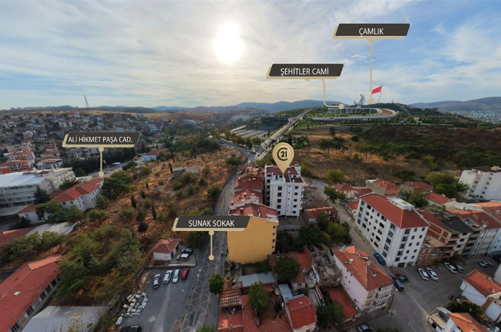 Dumlupınar Mahallesi Çamlık Girişi Satılık 2+0 Daire (C21 Bal'dan)
